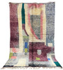 Moroccan Beni Ourain Rug with Geometric Patterns - R011