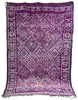 Purple Handwoven Moroccan Berber Rug - R018