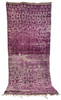 Vintage Purple Faded Moroccan Berber Rug - R044