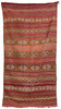 Red Authentic Kilim Rug with Tribal Designs - R0225