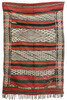 Red Multi-Color Moroccan Kilim Rug with Tribal Designs - R0246