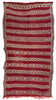 Long Red Multi-Color Moroccan Kilim Rug - R0181