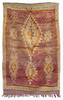 Red Multi-Color Vintage Moroccan Rug - R0297