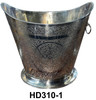 Hand Engraved Silver Bucket  - HD310