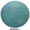 60 Inch Multi-Color Moroccan Mosaic Tile Table Top - MTR592