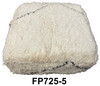 Off-White Square Shaped Shaggy Floor Cushions - FP725