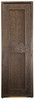 Dark Stained Hand Carved Wooden Door - CWD048