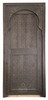 Dark Stained Hand Carved Wooden Door - CWD049