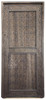 Dark Stained Hand Carved Wooden Door - CWD053