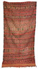 Red Multi-Color Handmade Moroccan Kilim Rug - R0262