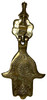 Small Khamsa Hand of Fatima Brass Door Knocker - HD325