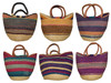 Colorful African Straw Handbags - HB035