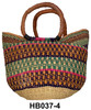 Multi-Color African Straw Handbags - HB037