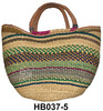 Multi-Color African Straw Handbags - HB037