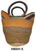 African Handwoven Straw Bags - HB041
