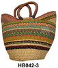 African Handwoven Straw Bags - HB042