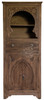 Tall Hand Carved Wooden Storage Cabinet - CW-CA126