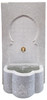 Large Solid White Mosaic Water Fountain - MF825