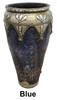 Large Hand Painted Metal and Ceramic Urn - VA124