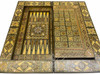 Handcrafted Syrian Design Gaming Table – Play Chess, Checkers & Backgammon - MOP-ST160