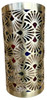 Intricately Designed Brass Wall Sconce with Multi-Color Glass Eyelets - WL264