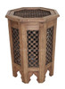 Moucharabieh Wooden Side Table - CW-ST004