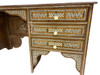 Hand Designed Wooden Inlaid Executive Desk - CW-CA028