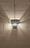 Hand Designed Rustic Iron Wall Sconce with Geometric Pattern - WL284
