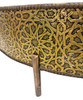Large Round Metal and Wood Coffee Table - CW-ST077