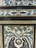Elegant White Mother of Pearl Moroccan Square Accent Table - MOP-ST171