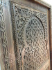 Stained Hand Carved Wooden Door - CWD071