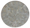24 Inch Round Beige Multi-Shade Tile Table Top - MTR691