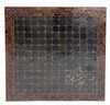 30 Inch Square Multi-Shade Brown Tile Table Top - MT863
