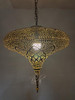 Teardrop Shaped Hanging Brass Lantern - LIG550