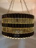 Cylindrical Drum Shaped Brass Chandelier - CH368