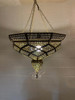 Multi-Tiered Brass Chandelier with Geometric Designs - CH369 Multi-Tiered Brass Chandelier with Geometric Designs - CH369