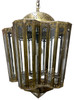 Moroccan Polygonal Brass and Glass Chandeliers - CH371 Moroccan Polygonal Brass and Glass Chandeliers - CH371