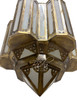 Moroccan Polygonal Brass and Glass Chandeliers - CH371 Moroccan Polygonal Brass and Glass Chandeliers - CH371