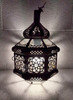 Hanging Glass Lanterns with Geometric Designs - LIG560