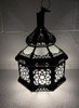 Hanging Glass Lanterns with Geometric Designs - LIG560