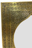 Rectangular Shaped Brass Engraved Mirror - M-EM040