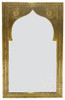 Rectangular Shaped Brass Engraved Mirror - M-EM040