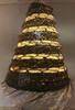 Tall Cone Shaped Raffia Lantern - RAF003