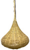 Handwoven Teardrop Shaped Raffia Lantern - RAF014
