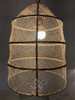 Natural Raffia Dome-Shaped Lantern - RAF017