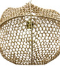 Open Weave Rounded Raffia Lantern - RAF023