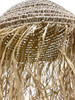 Dome Shaped Raffia Lantern with Fringe - RAF026