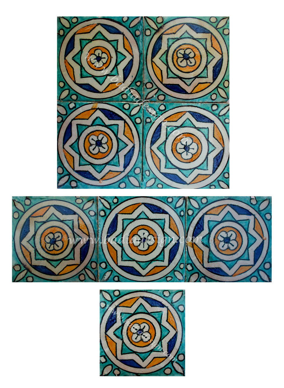 Mosaic Hand Painted Tiles from Badia Design Inc.