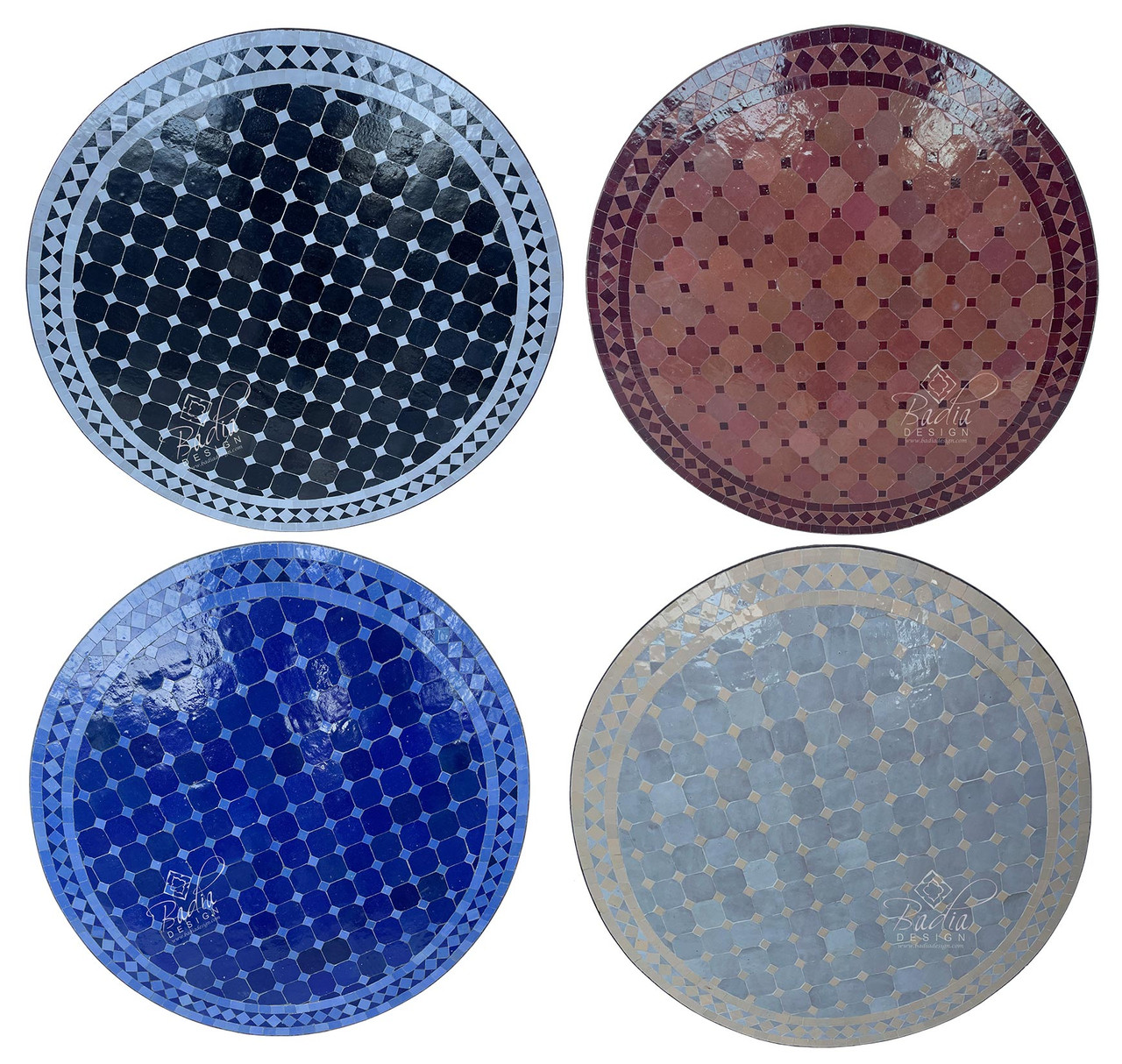 Moroccan Tile Table Tops Los Angeles from Badia Design Inc