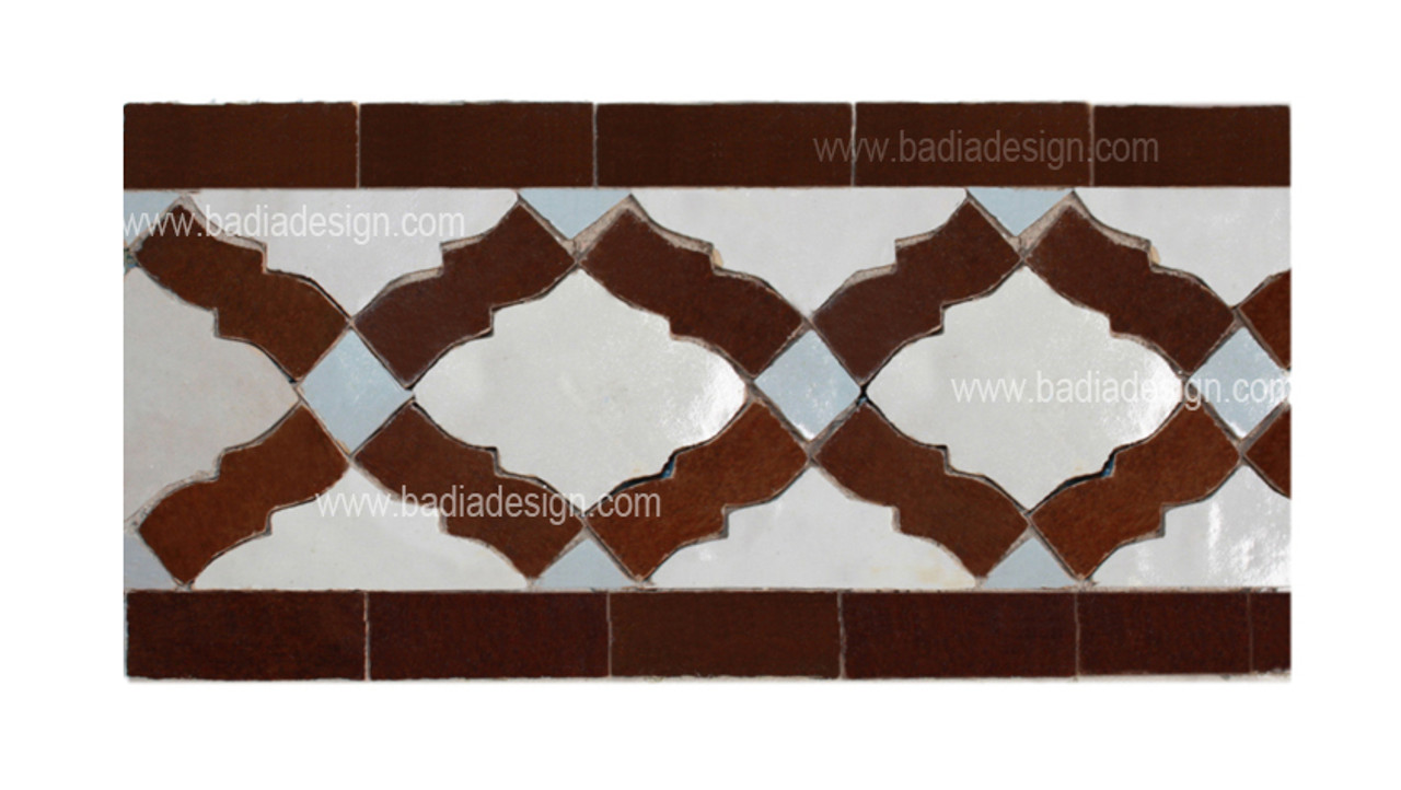 Moroccan Mosaic Border Tile - BT002